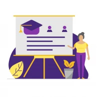 girl-femaleteacher-teacher-leacture-plant-board-illustration-educationcap-illustration