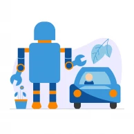 robot-activity-car-driver-illustration-robotactivity-robotworking-illustration