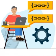 seting-configratiom-coding-programing-maleprogramer-man-stool-table-laptop-tee-illustration-illustration