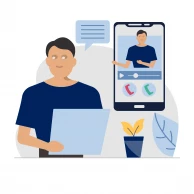 videocall-connecting-icon-conference-call-mobile-business-web-vector-communication-technology-online-illustration-internet-illustration