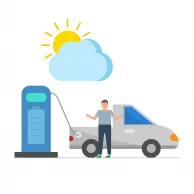 wind-drive-cloud-battery-electronic-car-charging-illustration