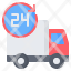 24-hours-delivery-truck-shipping-cargo-icon