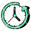 24hr-round-the-clockhr-servicehr-support-clockwise-icon