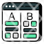 a/b-test-comparison-test-split-testing-bucket-testing-ui-icon