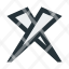 abstract-cross-figure-geometric-lines-icon