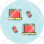 access-computer-network-remote-workfromhome-icon-vector-design-icons-icon