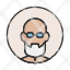 account-avatar-beard-grandfather-person-icon