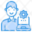 administrator-worker-setting-computer-laptop-icon