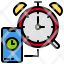 alarm-wifi-internet-smartphone-clock-icon