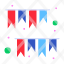 american-day-garland-buntings-decoration-party-icon