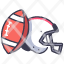 american-football-helmet-professional-sport-uniform-icon