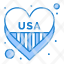 american-heart-love-usa-icon