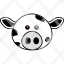 animal-cow-cute-domestic-face-farm-head-icon