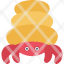 animal-crab-hermit-ocean-crustacean-beach-icon