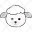 animal-cute-face-farm-head-lamb-sheep-icon