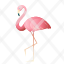 animal-flamingo-pink-sea-summer-tropical-icon
