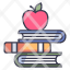 apple-books-book-college-education-knowledge-school-stack-icon