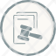 application-form-justice-division-legal-contract-petition-signature-icon
