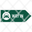 area-arrow-car-direction-enter-information-parking-icon