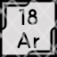 argon-periodic-table-chemistry-metal-education-science-element-icon