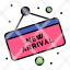 arrival-new-shopping-board-icon