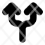 arrow-arrows-split-up-direction-icon