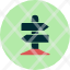 arrow-crossroad-post-sign-signpost-icon