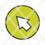 arrow-indicator-pointer-signal-projectile-north-west-icon
