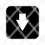 arrow-indicator-pointer-signal-projectile-south-icon