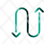 arrows-button-zigzag-icon
