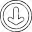 arrows-circle-down-icon