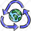 arrows-eco-line-loop-recycle-reuse-triangle-icon