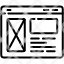 article-blog-layout-wireframe-website-icon