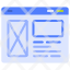 article-blog-layout-wireframe-website-icon