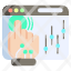 artificial-intelligence-interaction-hand-interface-touch-finger-data-metaverse-click-icon