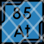 astatine-periodic-table-chemistry-metal-education-science-element-icon