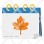 autumn-weather-leaf-meple-calendar-icon