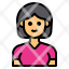 avatar-female-woman-women-short-hair-icon