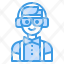 avatar-man-boy-profile-glasses-bow-tie-icon