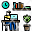 avatar-man-learning-laptop-education-icon