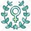 award-gender-women-female-quality-laurel-wreath-icon
