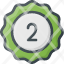 awwardreward-badge-sticker-second-place-icon