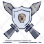 badge-emblem-game-shield-swords-icon
