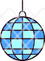 ball-birthday-disco-party-sixteen-sweet-icon