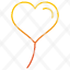 balloonbaloon-heart-love-party-romance-scribble-icon