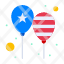 balloons-celebrate-day-party-america-flag-icon