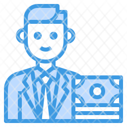 banker icon, avatar icon, occupation icon, man icon, accountant icon