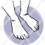 bare-foot-barefoot-feet-leg-toe-pictogram-icon