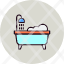 bathtub-cleaning-bath-bathroom-bubble-clean-lather-tub-wash-icon