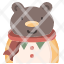 bear-snow-accessories-nature-christmas-animal-icon